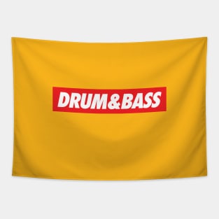 Drum & Bass Red Flag Tapestry