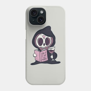 Crime and wine Phone Case