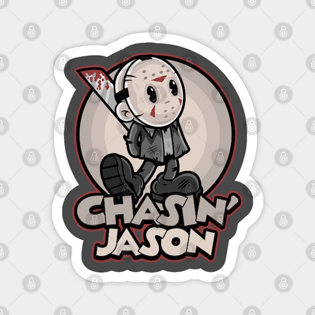 Chasin' Jason Magnet by harebrained