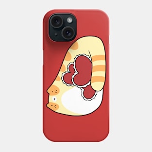 Tabby with Valentine Cards Phone Case