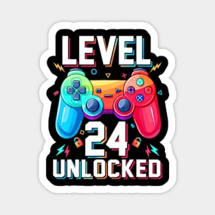 Level 24  Video Game 24th Birthday Magnet