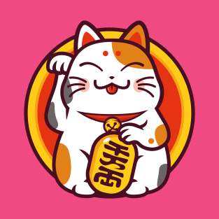 lucky cat - Maneki neko T-Shirt