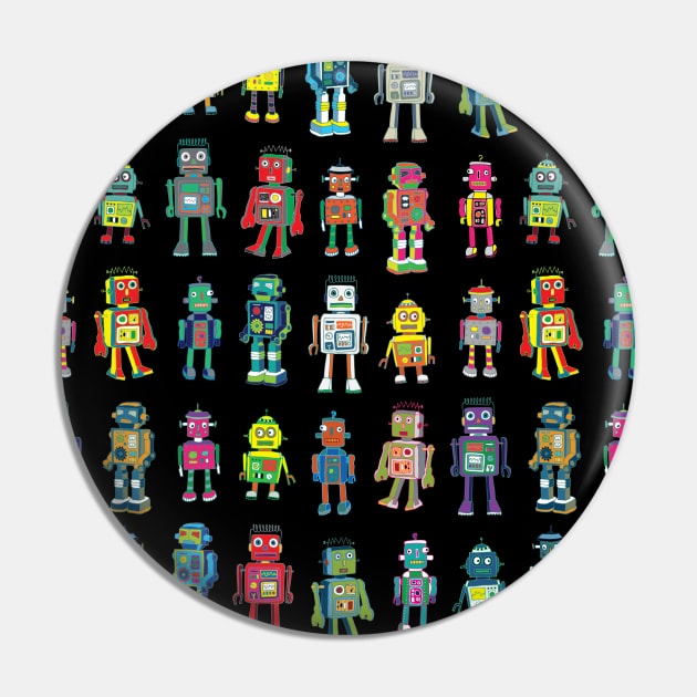 Robot Line UP Pin by Cecca