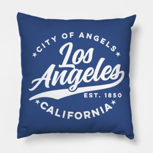 Vintage Los Angeles City of Angels California USA Pillow