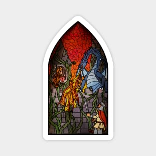 Stained Glass Fairy Tale Magnet