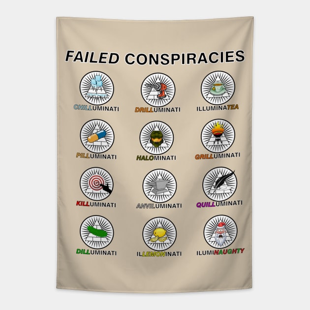 Failed Conspiracies Tapestry by Dr. Mitch Goodkin