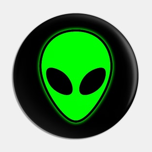 Alien Head Pin