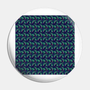 Tropical Leafs Navy Pin