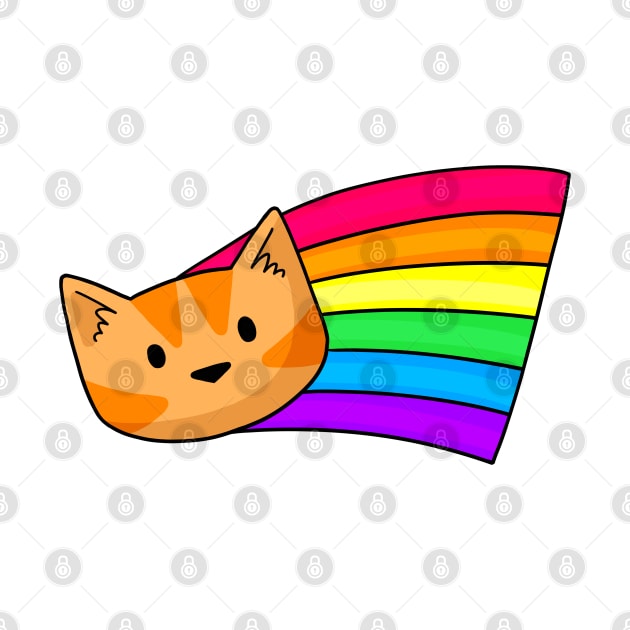 Rainbow cat by Doodlecats 