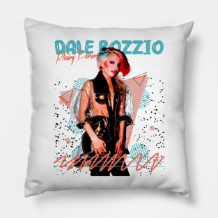 Dale Bozzio /// Missing Persons Fan Art Retro Design Pillow