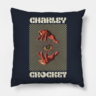 Hand Eyes Charley Crocket Pillow