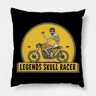 Legend skull racer Pillow