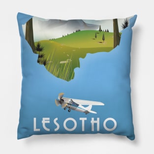 Lesotho Map Pillow