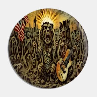 watercolor groundhog musical for zombies Pin