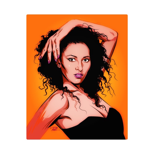 Pam Grier - An illustration by Paul Cemmick by PLAYDIGITAL2020