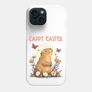 cappy easter happy easter capybara Phone Case