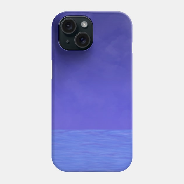 Cloudy skies over the sea Phone Case by mia-alice85