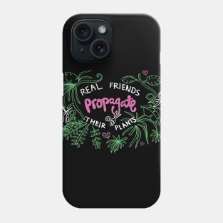 'Real Friends Propagate' Illustrated Tee Phone Case