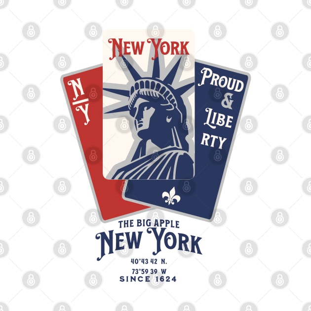 New york playing cards graphic. by unremarkable