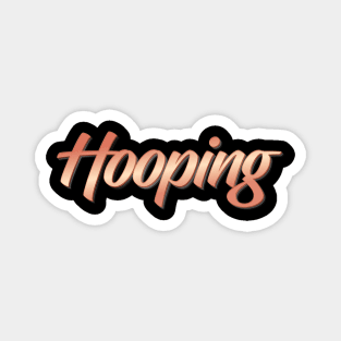 Hooping Hooper Basketball Magnet