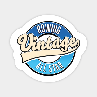 Rowing Vintage All Star logo Magnet