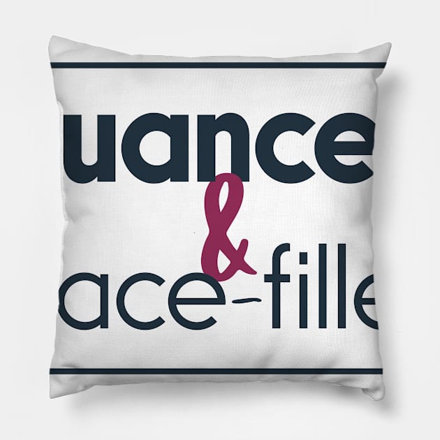 Nuanced and grace-filled Pillow by Simplify With Leanne