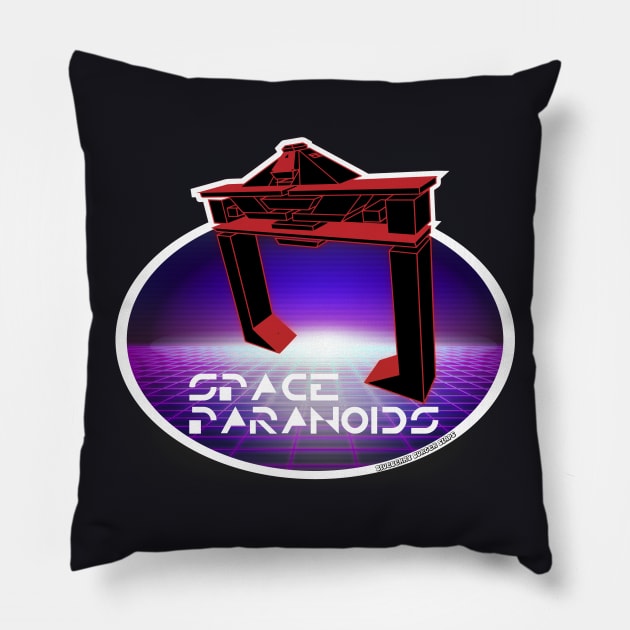 Space Paranoids Pillow by Narwhal_Cunt