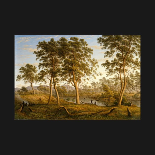 natives on the ouse river van diemen s land 1838 - John Glover by Kollagio