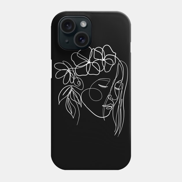 Promising young woman Phone Case by Kuro Shop
