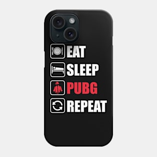 Eat Sleep PUBG Repeat Phone Case