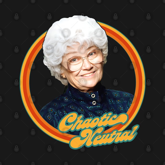 Sophia Petrillo ∆ Chaotic Neutral ∆ Golden Girls by DankFutura