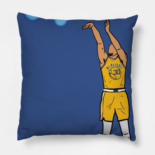 Steph Curry Splash - NBA Golden State Warriors Pillow