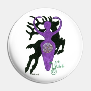 2013 Holiday ATC 16 - Stag and Goddess Pin