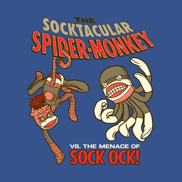 The Socktacular Spider-Monkey by CheddarTees