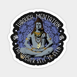 Shiva : Meditation Magnet