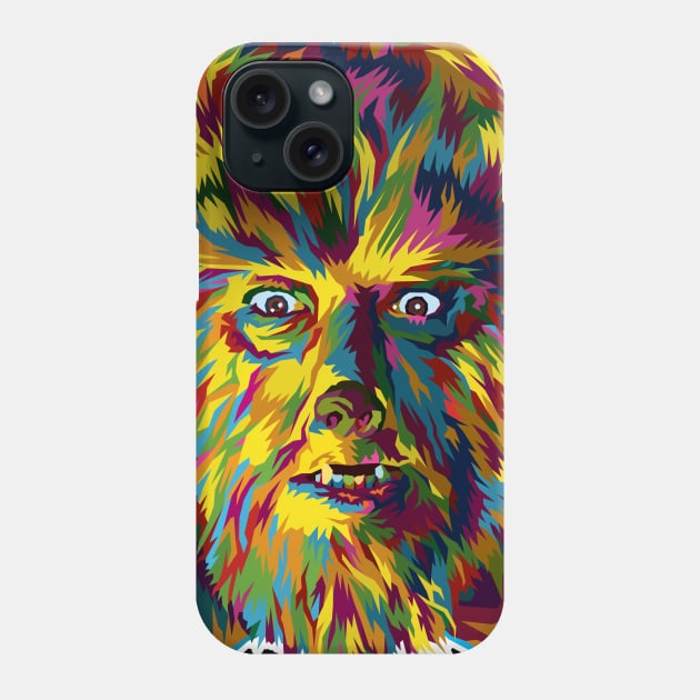 The Wolf Man (Full Colors Version) Phone Case by pentoolarts