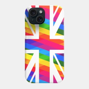 Rainbow Union Jack Phone Case