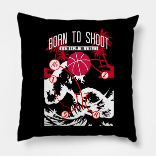 Basketball Born to shoot playbook 10 Pillow