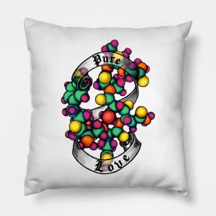 Pure Love: Oxytocin Molecule Pillow