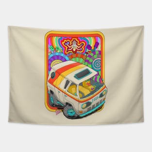 Vintage Customized Van - choose your own color Tapestry