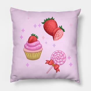 Strawberry Candy Pillow