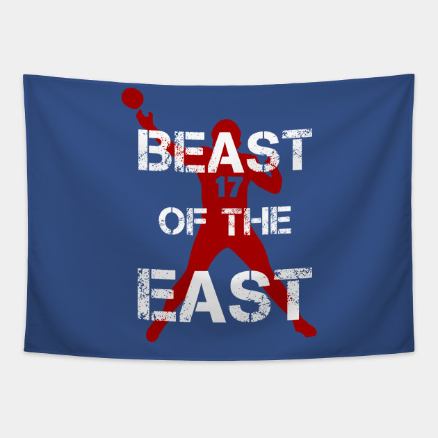 Buffalo Football Beast Of The East Josh Allen Tapestry Teepublic