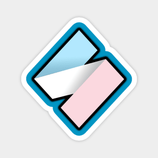 S-logo (trans flag version) Magnet