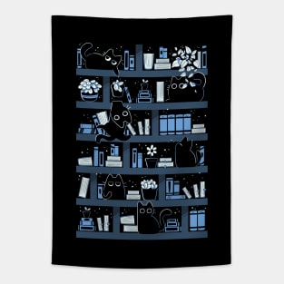 Purrfect Library by Tobe Fonseca Tapestry