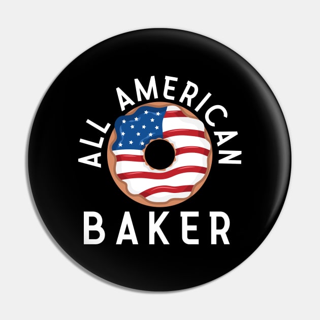 ALL AMERICAN BAKER PATRIOTIC 4TH OF JULY USA DONUTS BAKING Pin by CoolFactorMerch