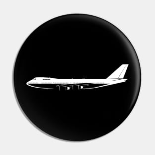 747-200 Silhouette Pin