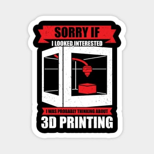 3D Print Printing Artist Gift Magnet