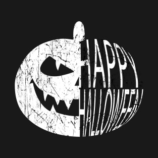Scary Grunge Pumpkin, Halloween T-Shirt