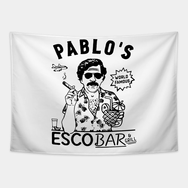 pablo escoba and grill Tapestry by light nightmare