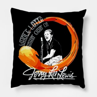 Jerry Lee Lewis t-shirt Pillow